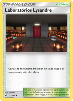 Laboratórios Lysandre – Carta Pokémon TCG