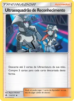 Ultraesquadrão de Reconhecimento – Carta Pokémon TCG