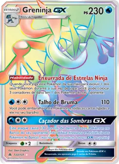 Greninja GX – Carta Pokémon TCG