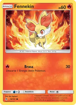 Fennekin – Carta Pokémon TCG