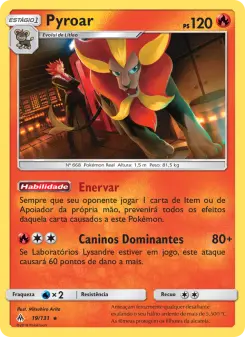 Pyroar – Carta Pokémon TCG