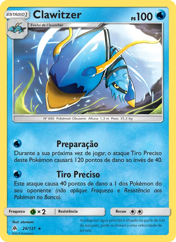 Clawitzer – Pokémon TCG