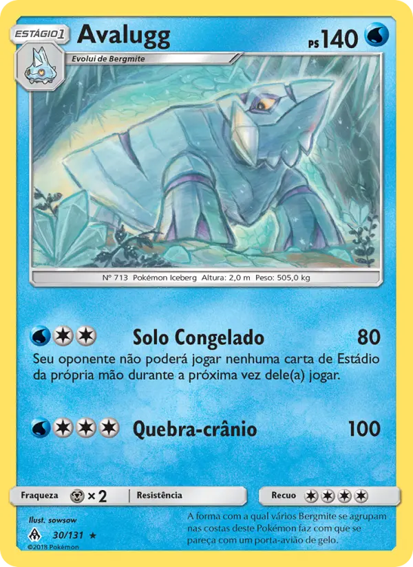 Avalugg – Pokémon TCG