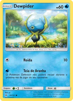 Dewpider – Carta Pokémon TCG