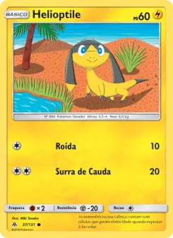Helioptile – Carta Pokémon TCG