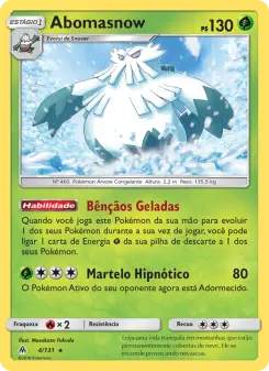 Abomasnow – Carta Pokémon TCG