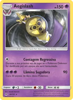 Aegislash – Carta Pokémon TCG