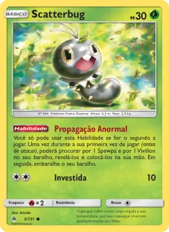 Scatterbug – Carta Pokémon TCG