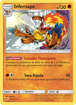 Infernape – Carta Pokémon TCG