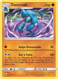 Toxicroak – Carta Pokémon TCG