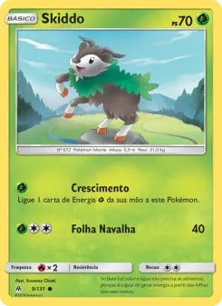 Skiddo – Carta Pokémon TCG