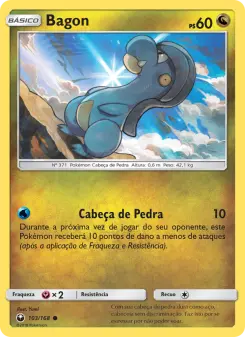Bagon – Carta Pokémon TCG