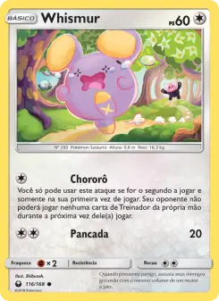 Whismur – Carta Pokémon TCG