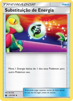 Substituição de Energia – Carta Pokémon TCG