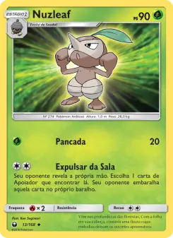 Nuzleaf – Carta Pokémon TCG