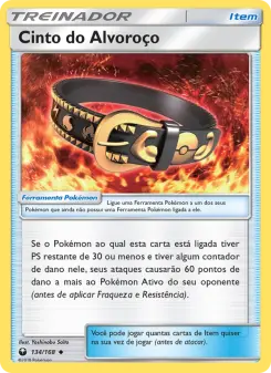 Cinto do Alvoroço – Carta Pokémon TCG