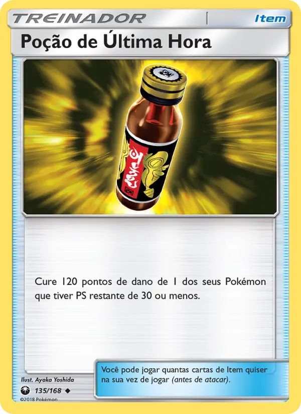 Poção de Última Hora – Pokémon TCG