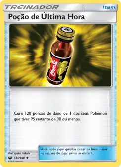 Poção de Última Hora – Carta Pokémon TCG