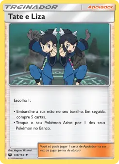 Tate e Liza – Carta Pokémon TCG