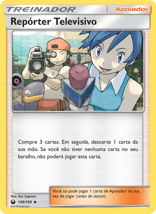 Repórter Televisivo – Pokémon TCG