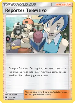 Repórter Televisivo – Carta Pokémon TCG