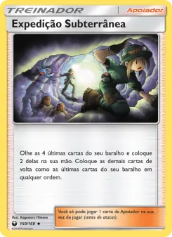 Expedição Subterrânea – Carta Pokémon TCG