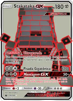 Stakataka GX – Carta Pokémon TCG