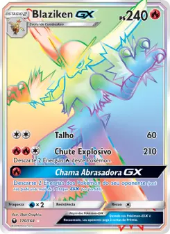 Blaziken GX – Carta Pokémon TCG