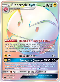 Electrode GX – Carta Pokémon TCG