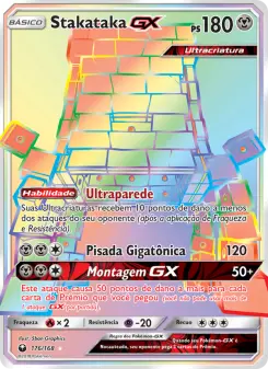 Stakataka GX – Carta Pokémon TCG