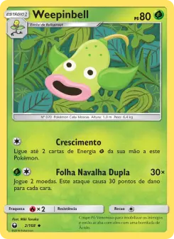 Weepinbell – Carta Pokémon TCG