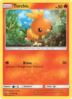 Torchic – Carta Pokémon TCG