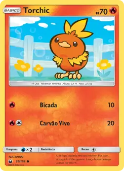 Torchic – Carta Pokémon TCG