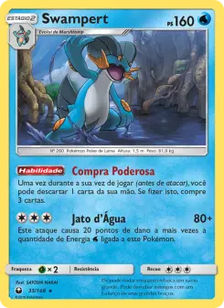 Swampert – Carta Pokémon TCG
