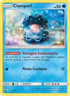 Clamperl – Carta Pokémon TCG