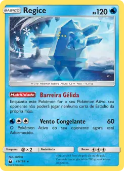 Regice – Carta Pokémon TCG