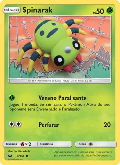 Spinarak – Carta Pokémon TCG