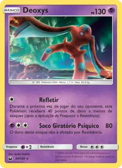 Deoxys – Carta Pokémon TCG