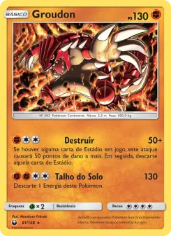 Groudon – Carta Pokémon TCG