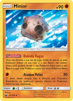 Minior – Carta Pokémon TCG