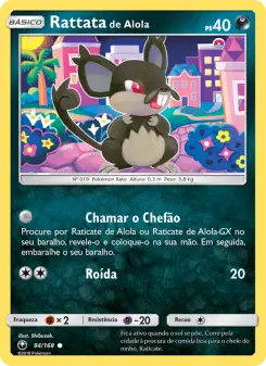 Rattata de Alola – Carta Pokémon TCG