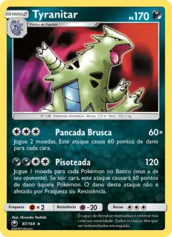 Tyranitar – Carta Pokémon TCG