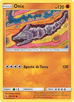 Onix – Carta Pokémon TCG