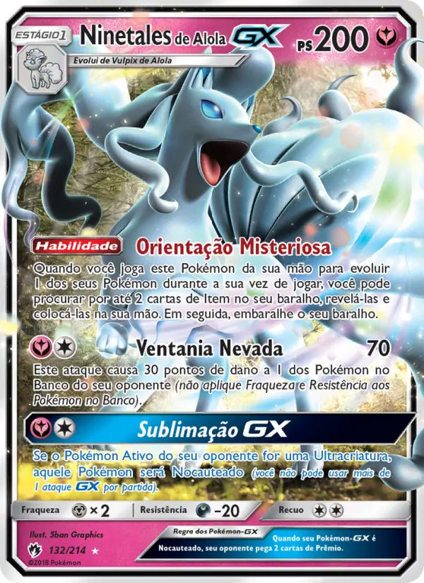 Ninetales de Alola GX – Pokémon TCG