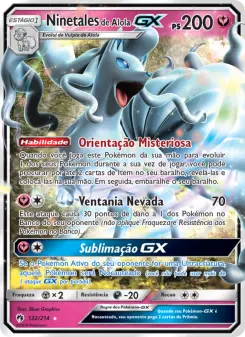 Ninetales de Alola GX – Carta Pokémon TCG