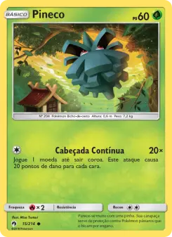 Pineco – Carta Pokémon TCG