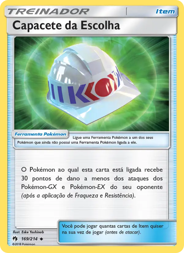 Capacete da Escolha – Pokémon TCG
