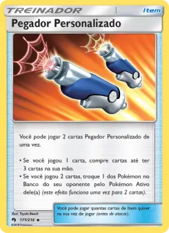 Pegador Personalizado – Carta Pokémon TCG