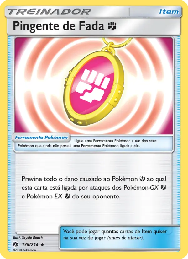 Pingente de Fada Fighting – Pokémon TCG