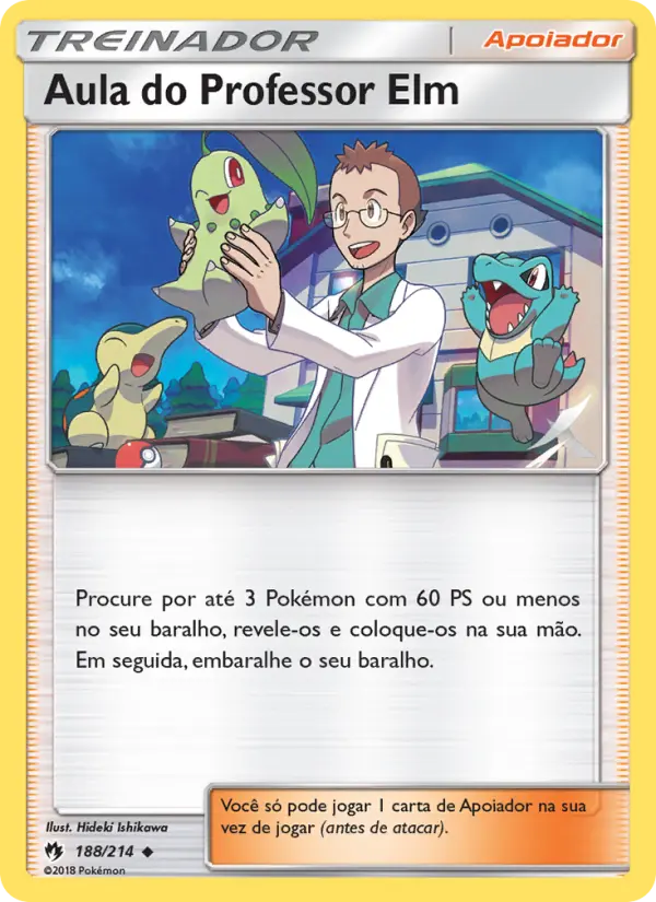 Aula do Professor Elm – Pokémon TCG